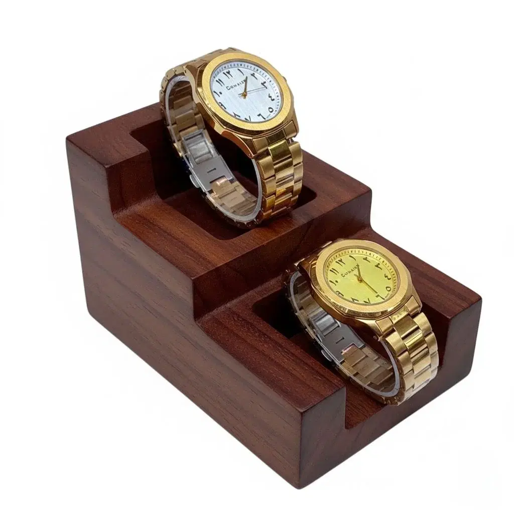 Men's Chain Watch with Arabic Dial. - Image 2