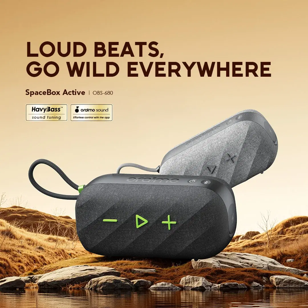 Oraimo OBS-680 SpaceBox Portable Wireless Speaker - Image 2