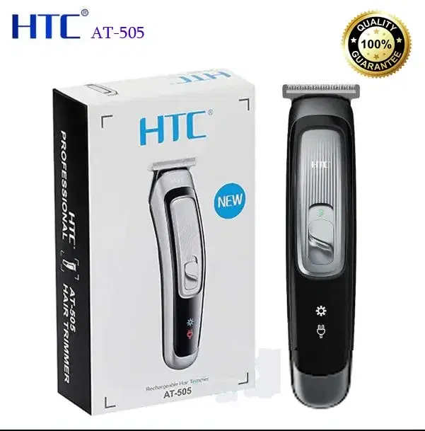 HTC AT-505 zero cutting Men Hair Trimmer USB Charge Hair Clippers Beard Trimmer Professional. - Image 1