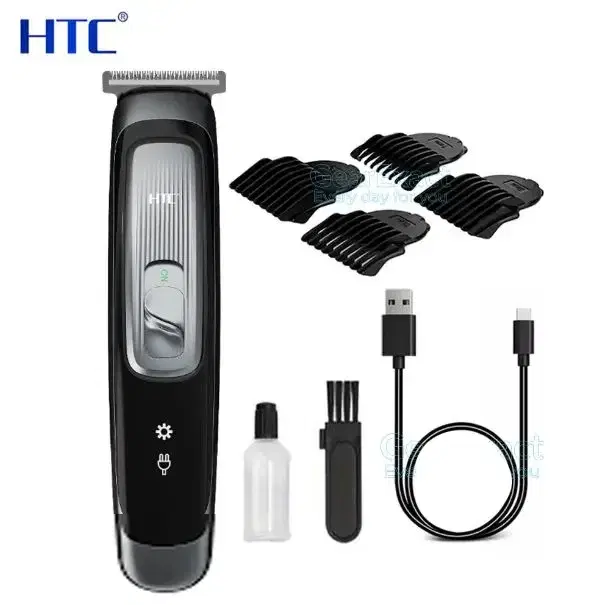 HTC AT-505 zero cutting Men Hair Trimmer USB Charge Hair Clippers Beard Trimmer Professional. - Image 4