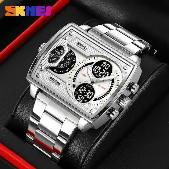 Skmei-2229 Dual Time Waterproof Watch - Image 1