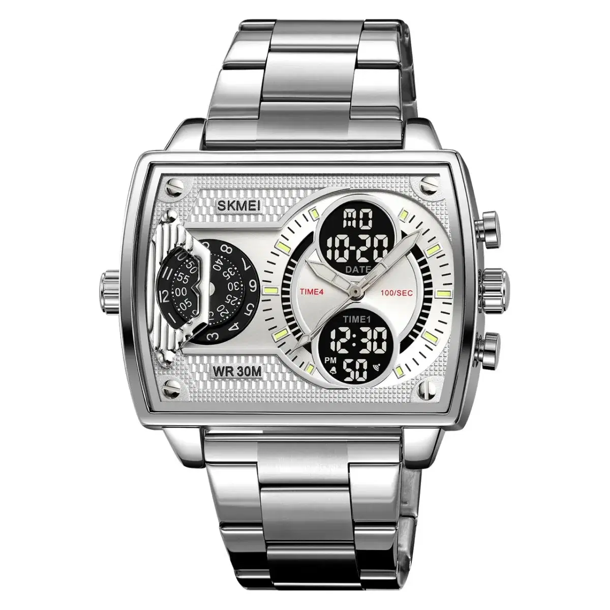 Skmei-2229 Dual Time Waterproof Watch - Image 2