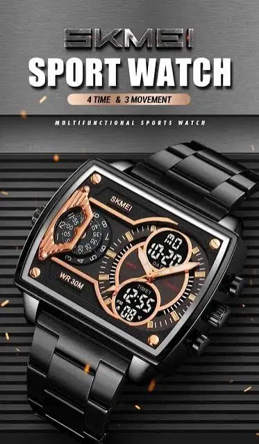 Skmei2229 water proof duel time - Image 3